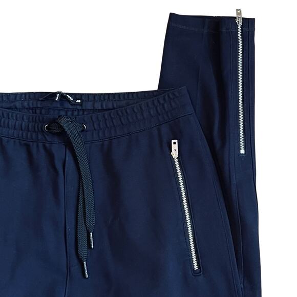 Rag & Bone Women’s Sz XS Dark Navy Simone Sport Pants Drawstring Ankle Zip - Picture 6 of 16